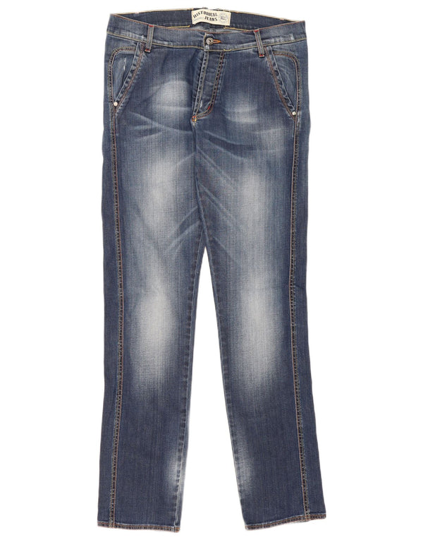 Roy Rogers Vaqueros rectos para hombre IT 52 XL W38 L34 Algodón azul