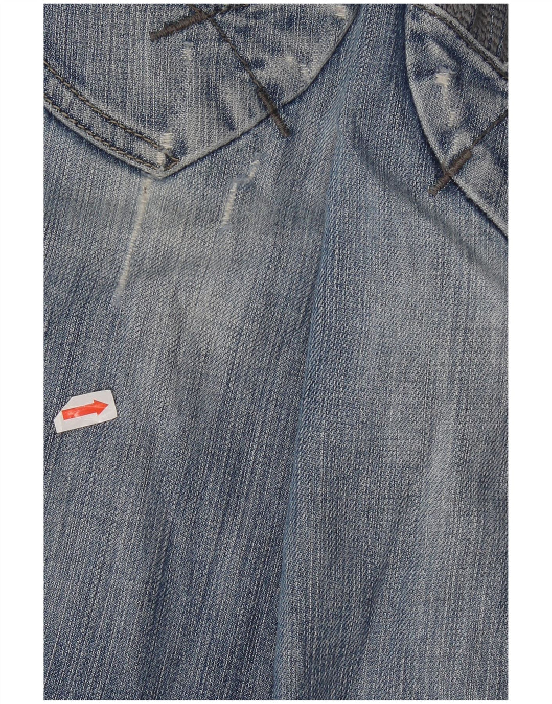 Vaqueros Recto Mujer Gas W30 L31 Algodón Azul