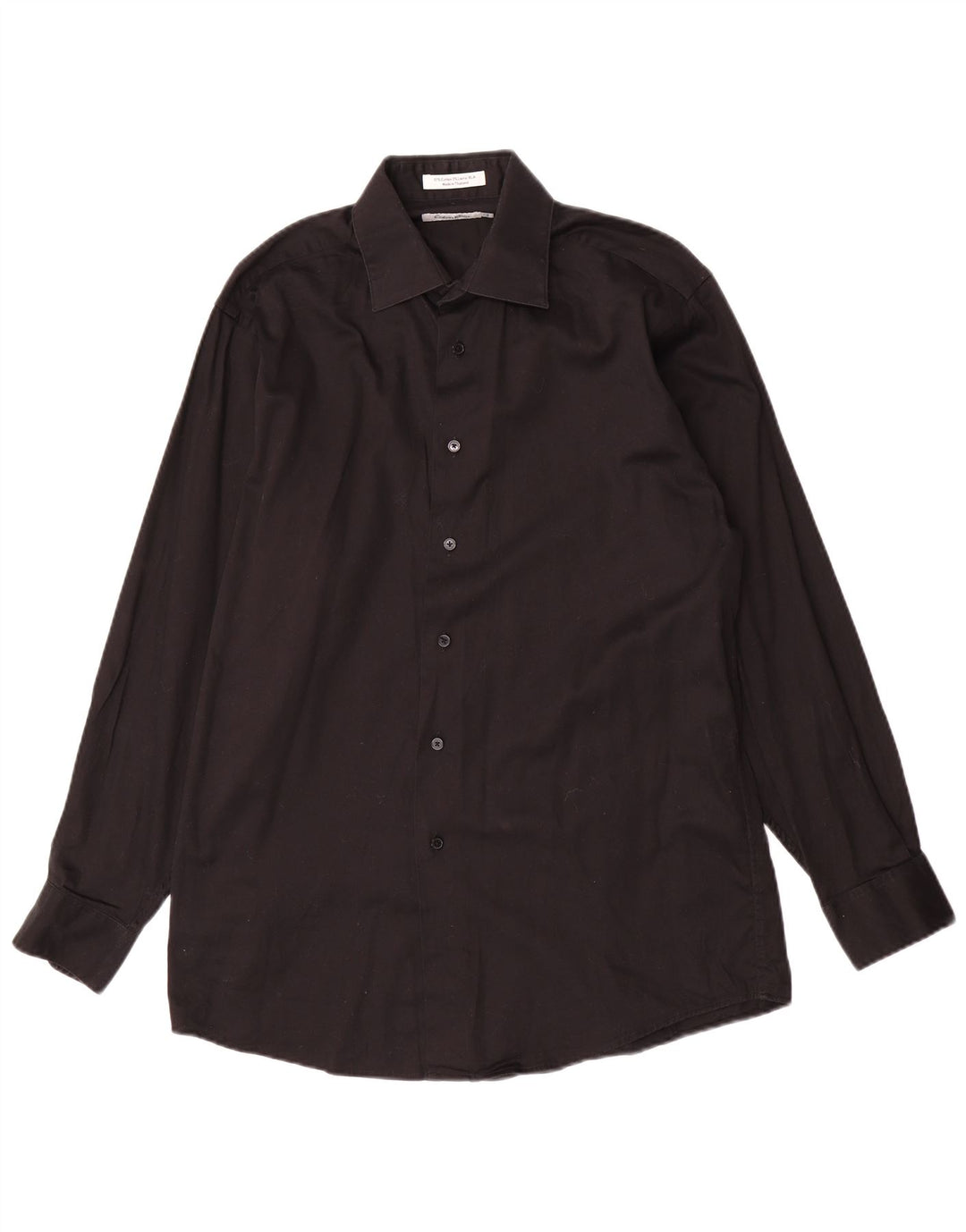 Camisa Calvin Klein para hombre talla 15 1/2 mediana algodón negro