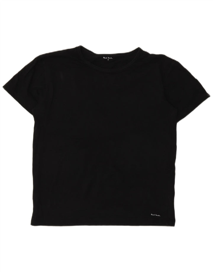 Paul Smith Camiseta para Mujer Top UK 44 Mediano Algodón Negro