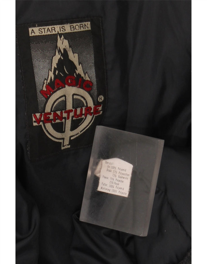 Magic Venture Chaqueta de esquí con capucha para hombre, talla XL, poliamida azul color block