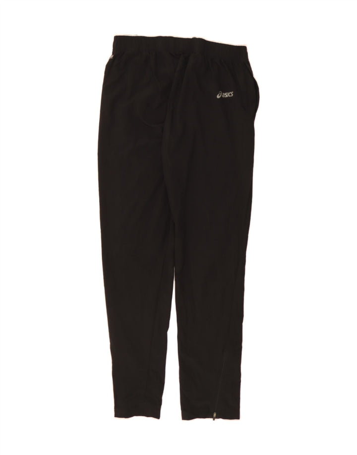 ASICS Womens Tracksuit Trousers UK 14 Large Black Polyester Vintage Asics and Second-Hand Asics from Messina Hembry 