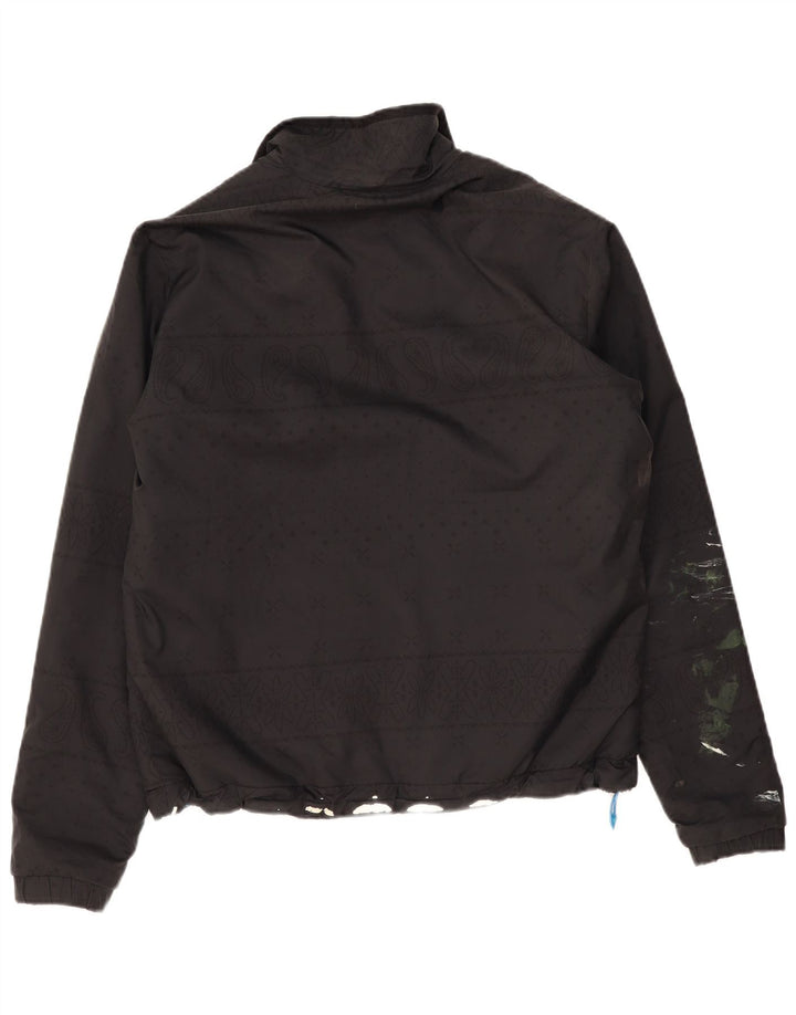 Adidas Chaqueta Reversible para Hombre UK 38 Medium Negro Poliéster