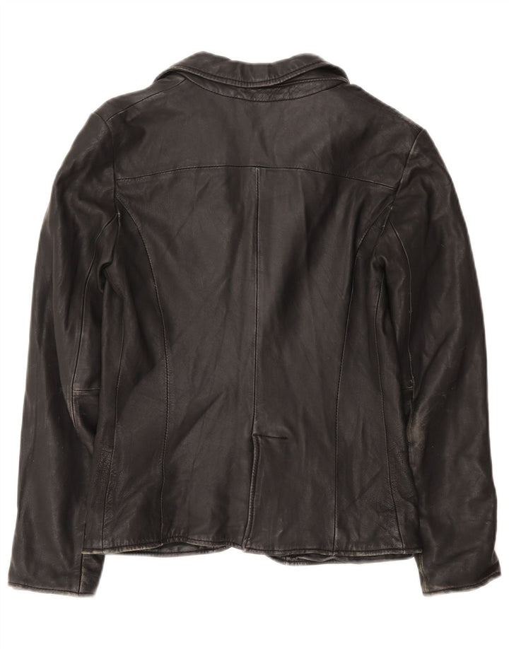 Calvin Klein Chaqueta Blazer de 1 Botón para Mujer UK 12 Medium Black Classic