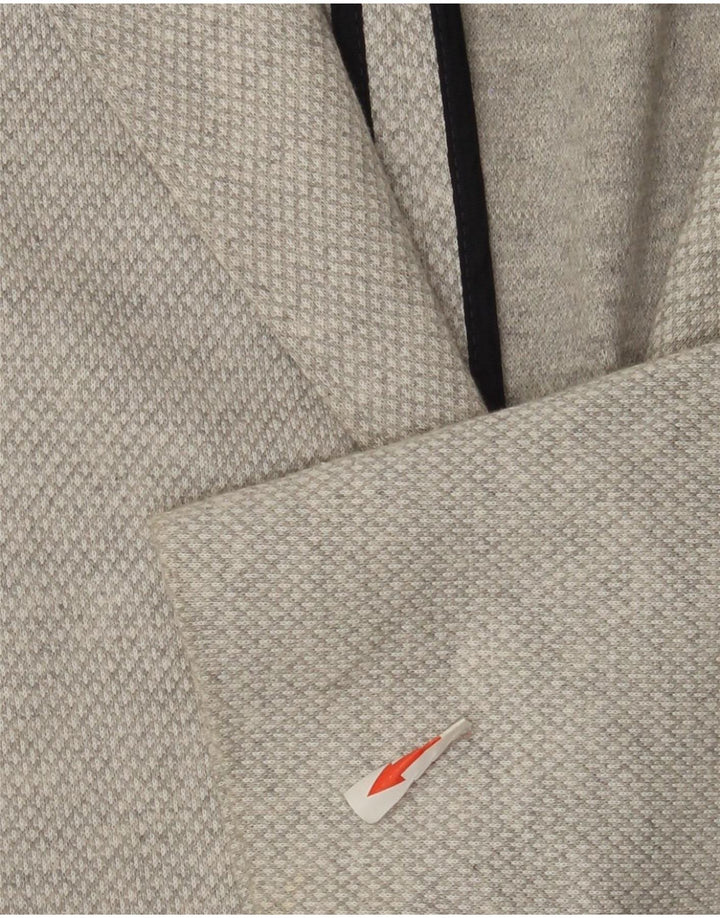 Massimo Dutti Chaqueta Blazer De 2 Botones Hombre EU 56 XL Gris Argyle/Diamante