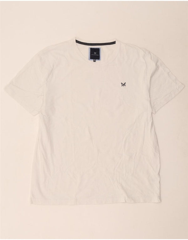 Crew Clothing Camiseta para hombre Top 2XL Algodón blanco