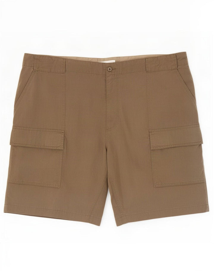 Marks & Spencer Pantalones cortos cargo para hombre 2XL W44 Algodón marrón