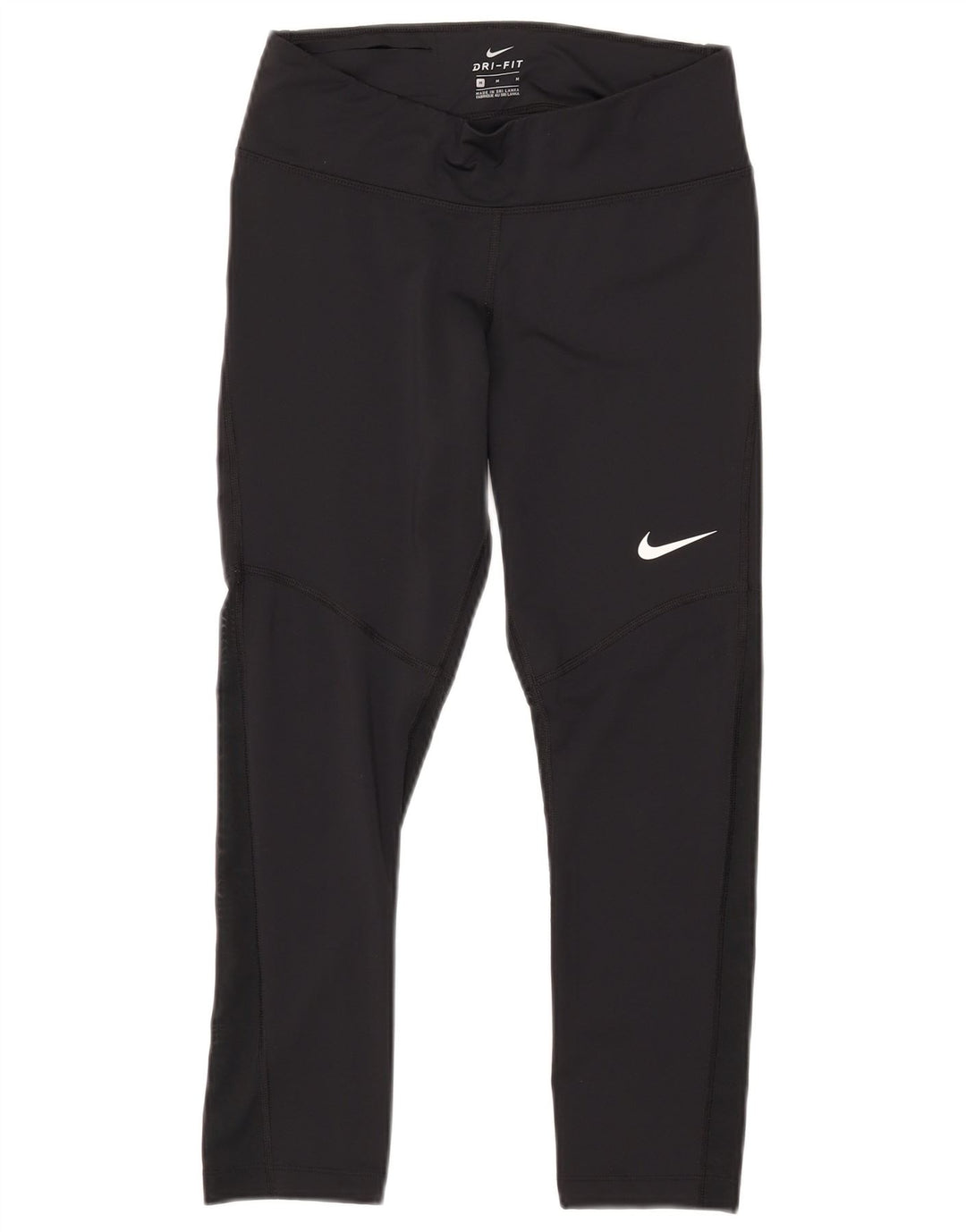 Leggings NIKE Dri Fit para mujer UK 40 Mediano Negro Poliéster