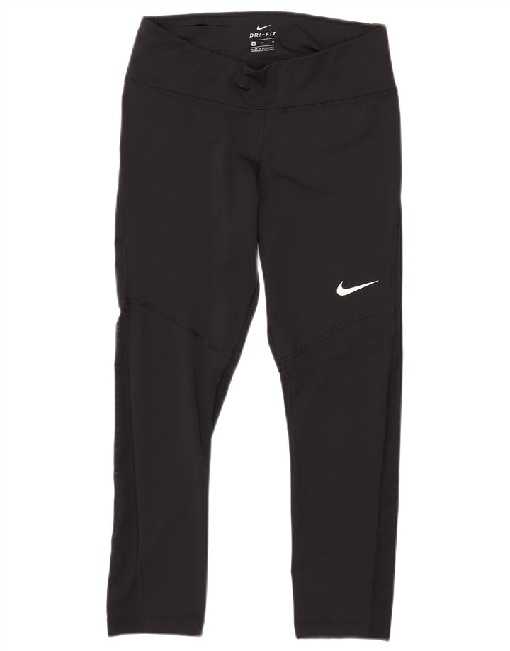 Leggings NIKE Dri Fit para mujer UK 40 Mediano Negro Poliéster