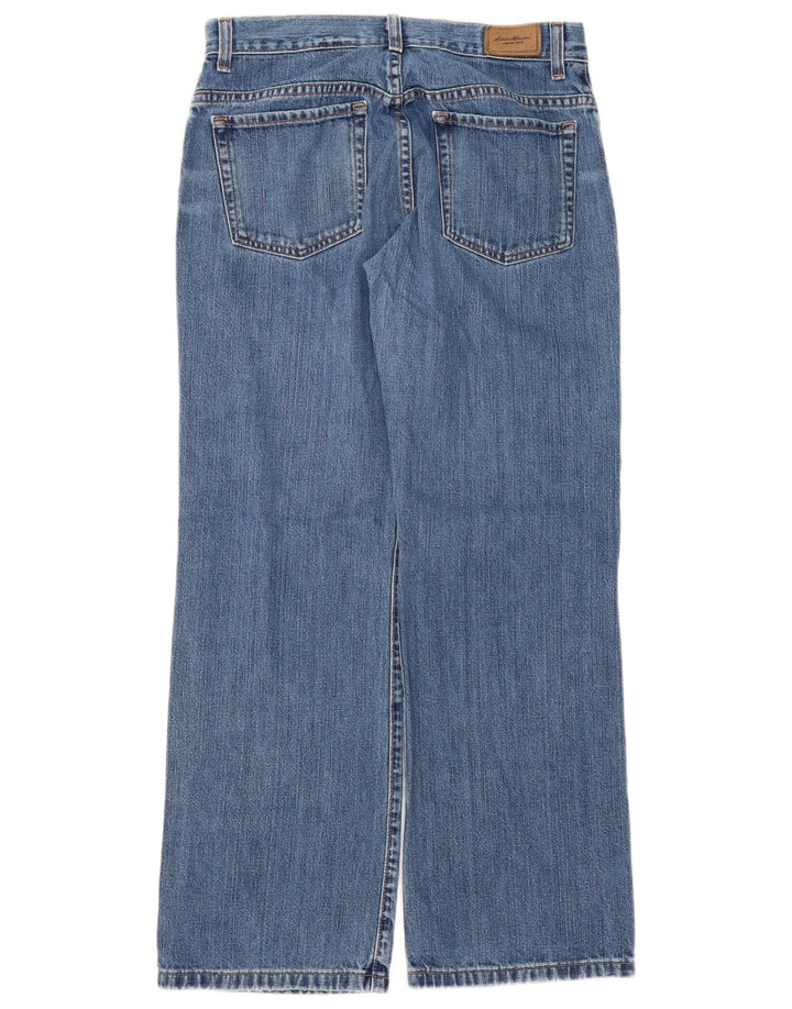 EDDIE BAUER Vaqueros rectos para mujer W28 L29 Azul