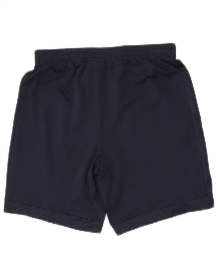 Nike - Pantalones cortos deportivos Dri Fit para niños de 10 a 11 años, tamaño mediano, azul marino, poliéster