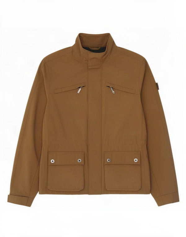 Chaqueta utilitaria vintage para hombre Reino Unido 38 Poliamida marrón medio