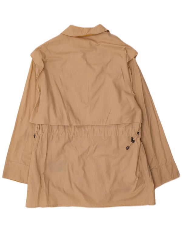 Gabardina vintage para mujer IT 46 Algodón beige grande