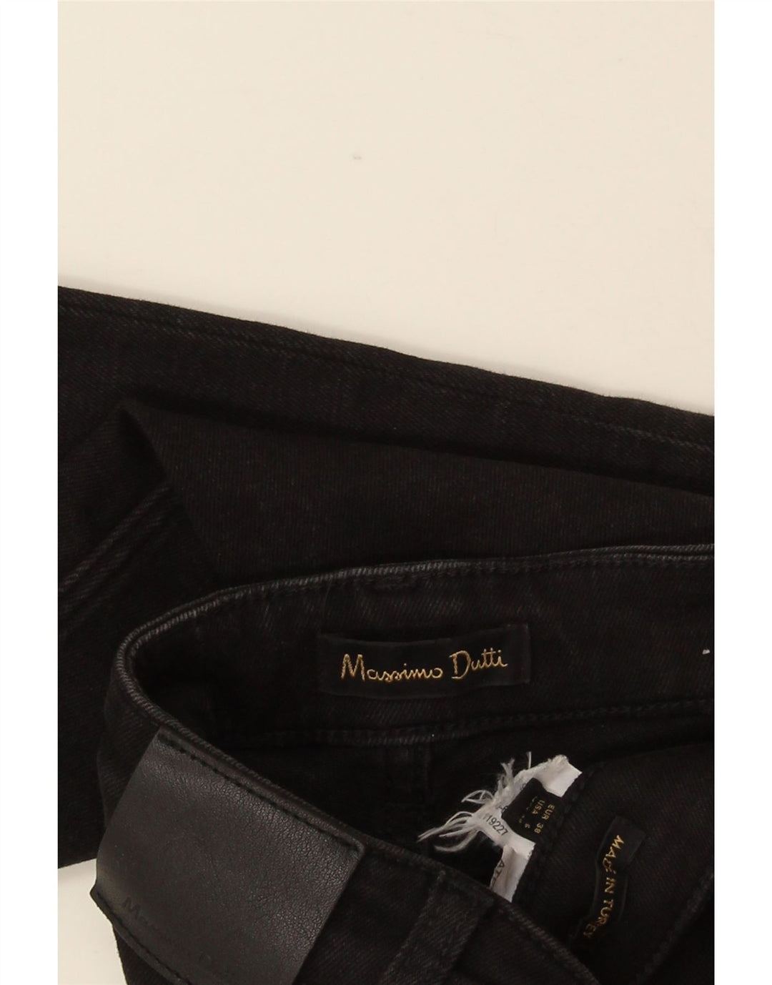 Massimo Dutti Vaqueros Bootcut Mujer EU 38 Small W28 L32 Negro