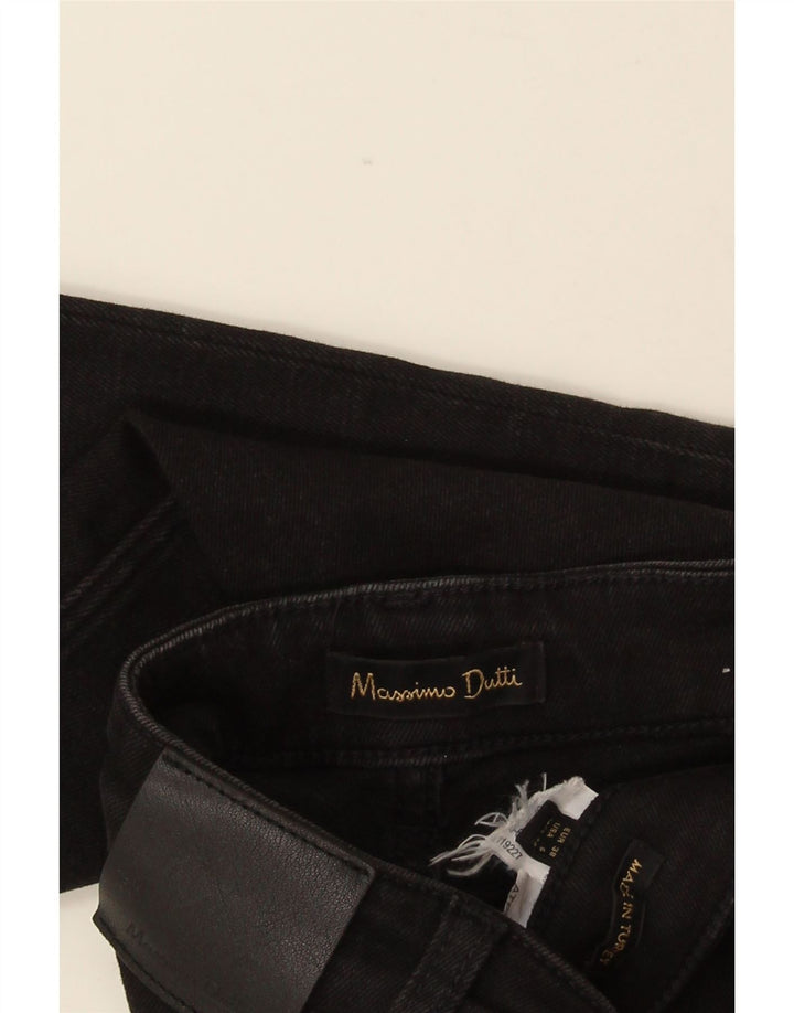 Massimo Dutti Vaqueros Bootcut Mujer EU 38 Small W28 L32 Negro