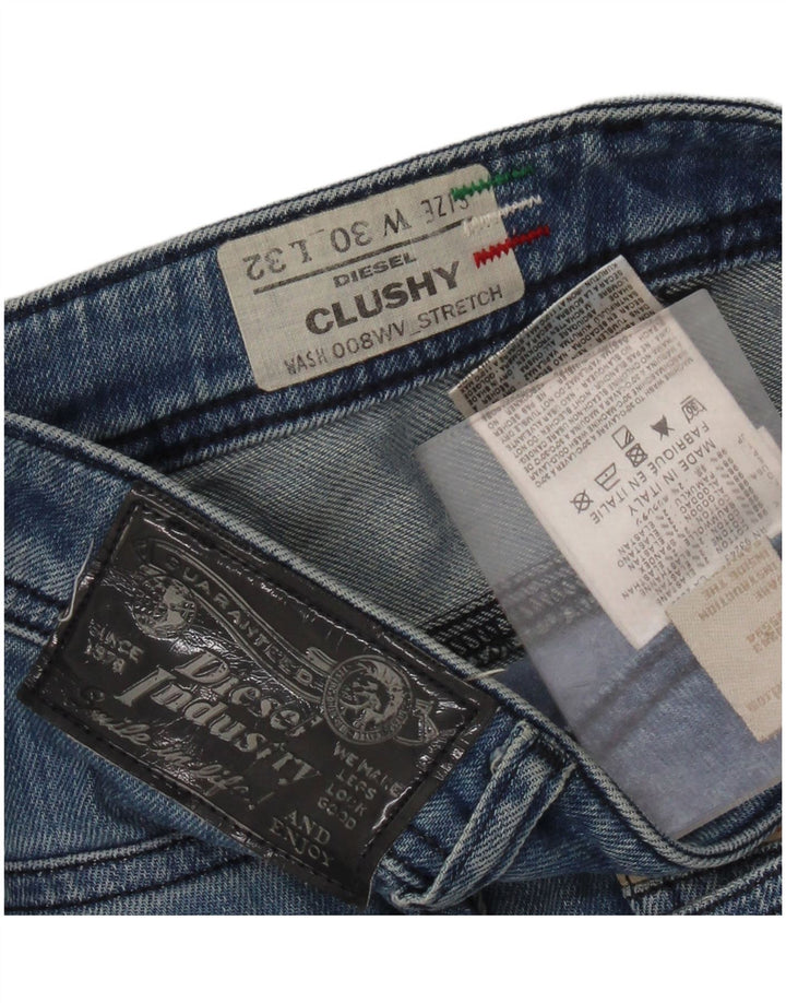 DIESEL Vaqueros Clushy Slim W30 L29 Azul Algodón