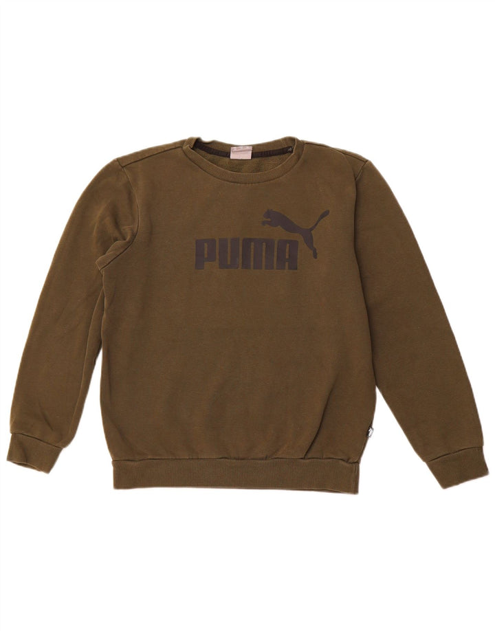 PUMA Sudadera gráfica para hombre Jumper XS Algodón caqui