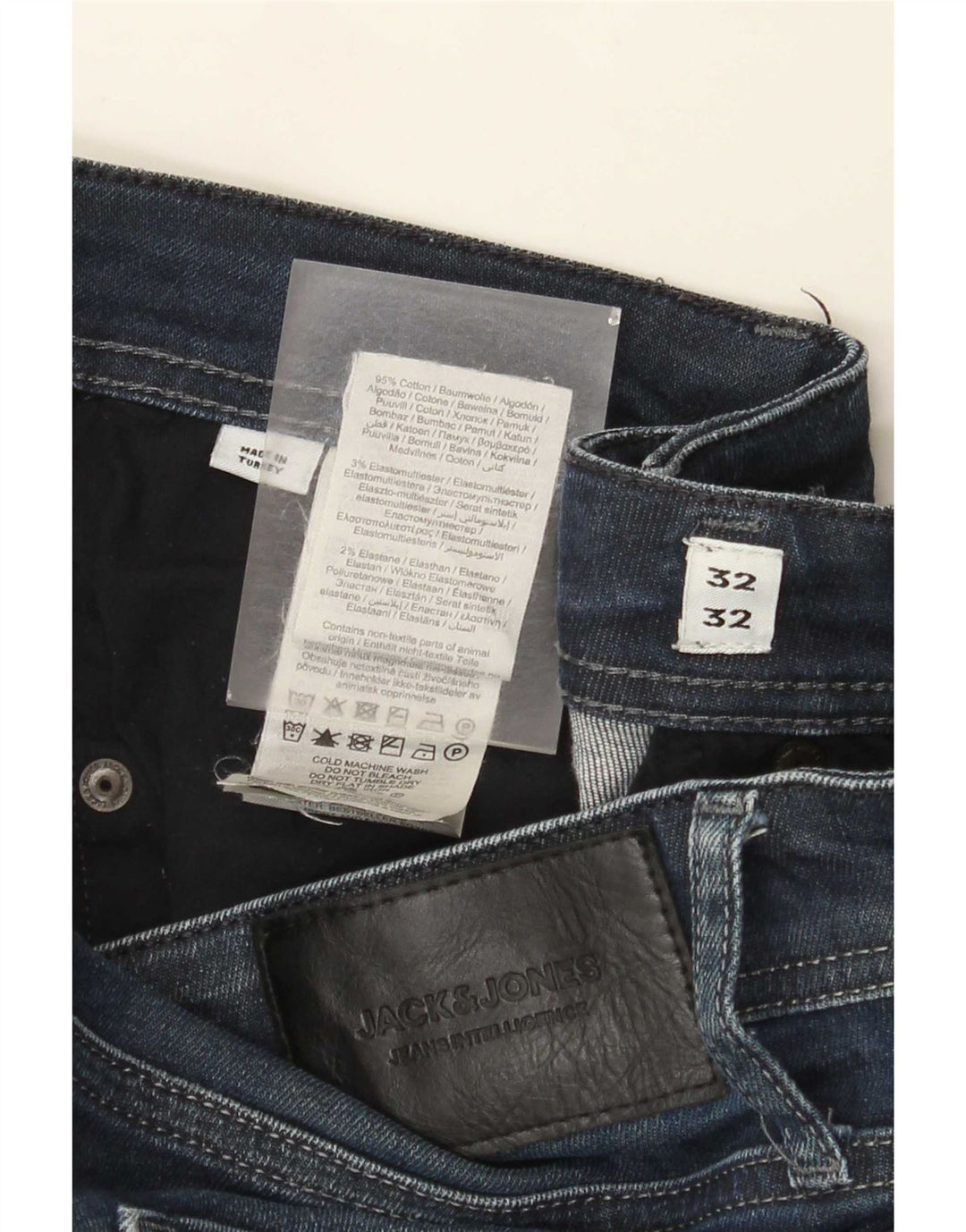 Jack & Jones Vaqueros Rectos Hombre W32 L32 Algodón Azul
