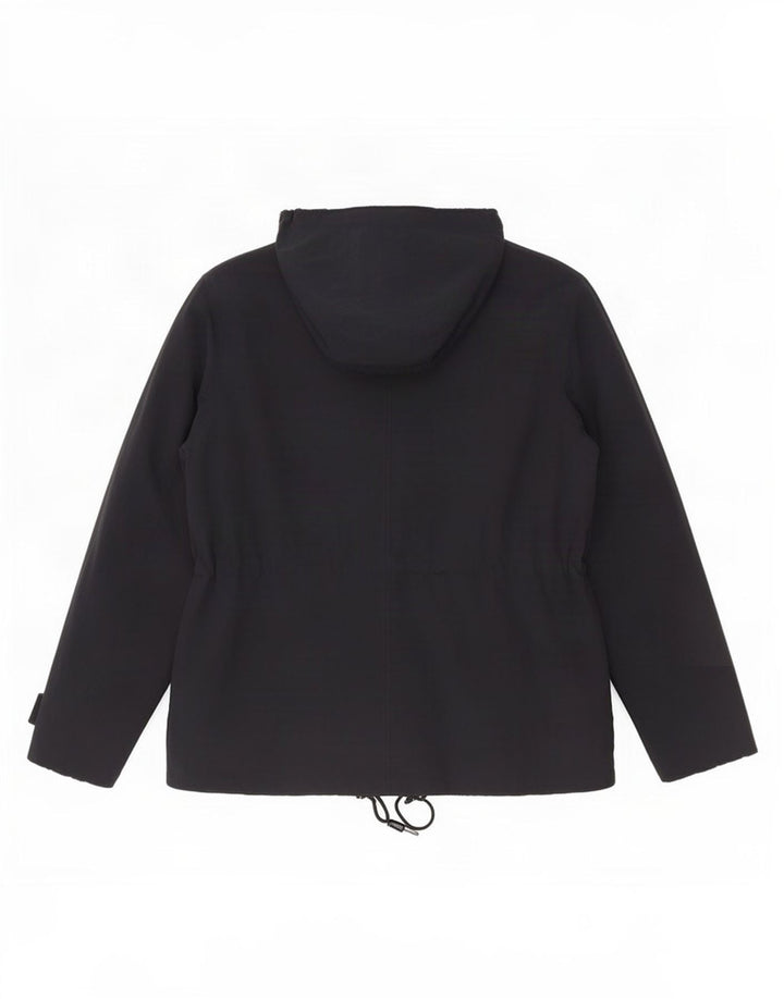Marks & Spencer Chaqueta impermeable con capucha para mujer UK 40 Mediana Azul marino Poliamida