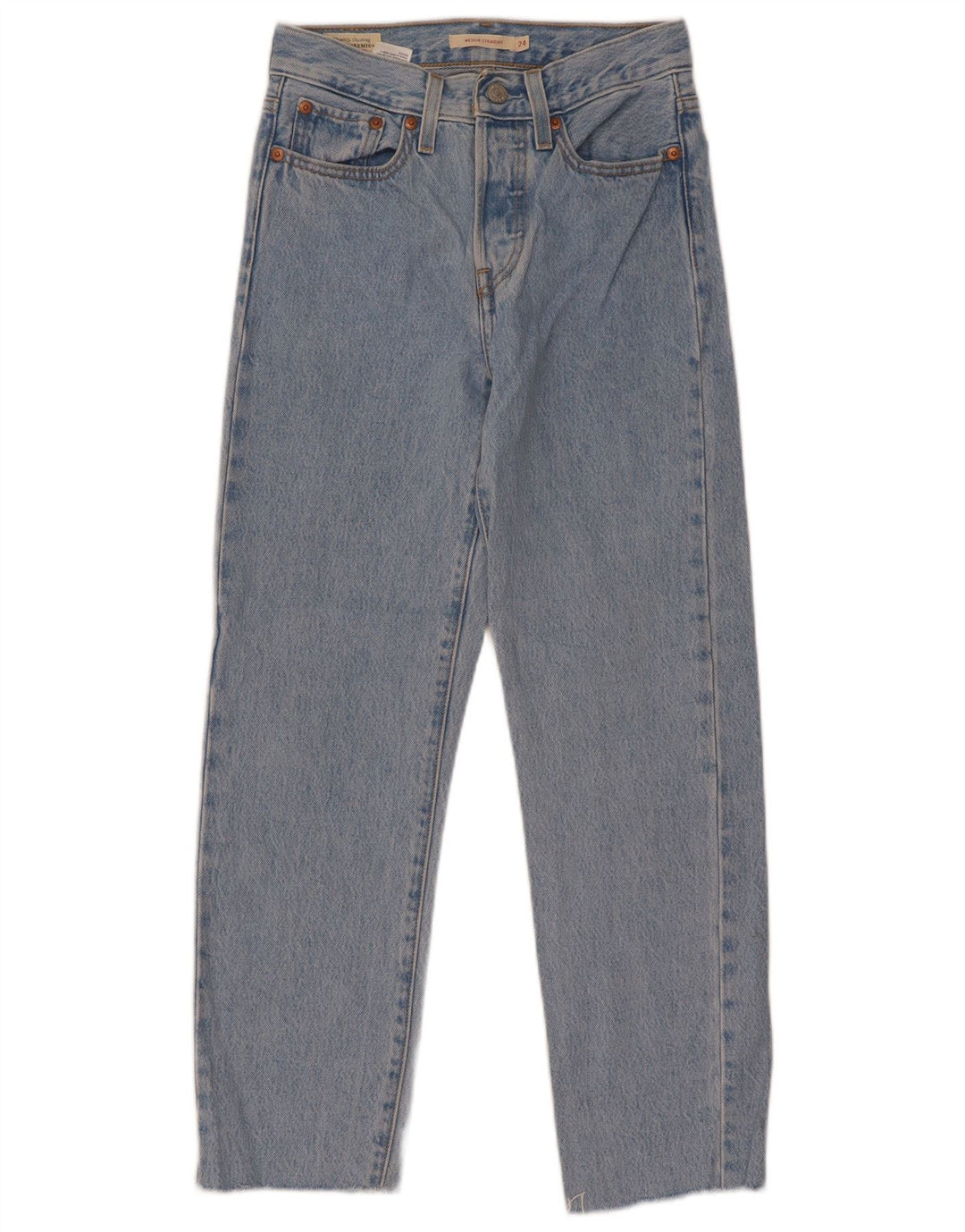 Levi's Vaqueros Rectos Con Cuña Para Mujer W24 L28 Algodón Azul