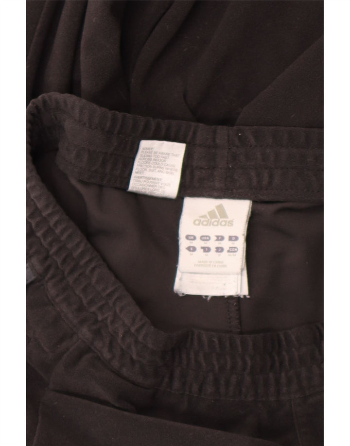 Adidas Hombre Velour Chándal Pantalones Joggers Mediano Negro Poliéster