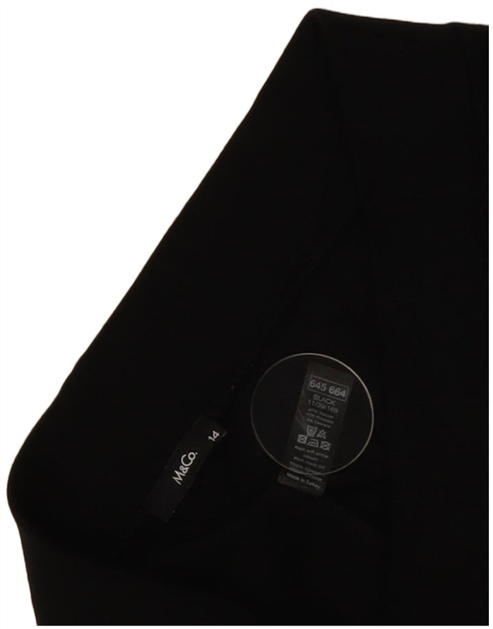 Leggings para mujer M&Co UK 44 Viscosa negra mediana