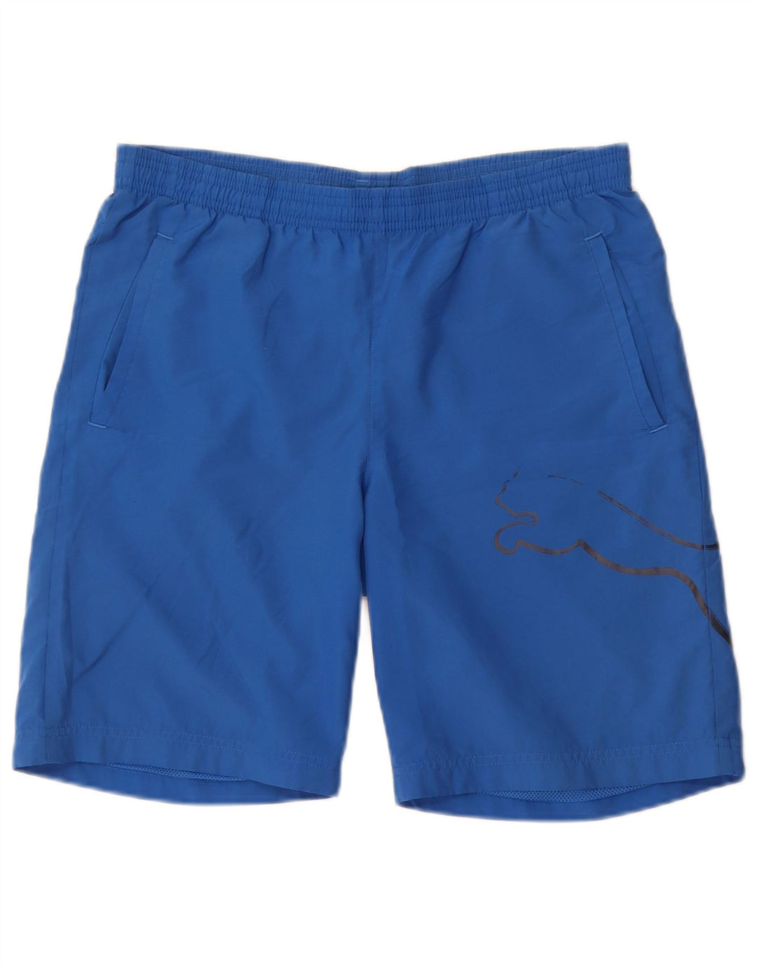 Puma Pantalones cortos deportivos gráficos para niño 13-14 años Azul Poliéster