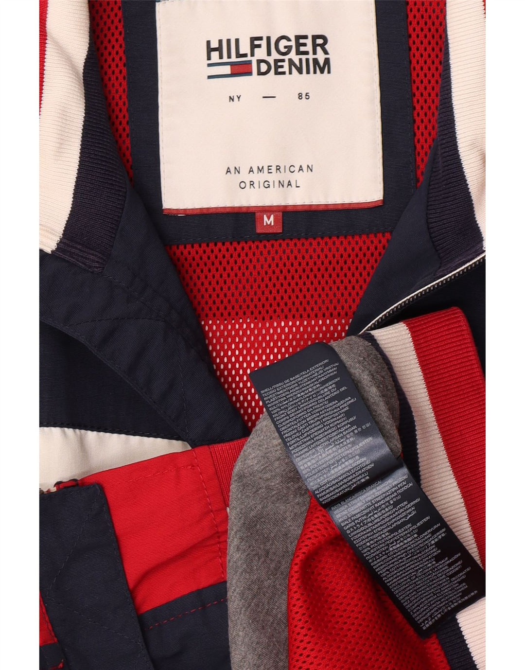 Tommy Hilfiger Chaqueta Bomber para Hombre UK 38 Medium Multicolor Colorblock