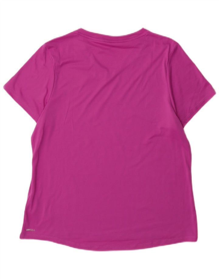 Puma Camiseta para mujer Top UK 40 Grande Poliéster rosa