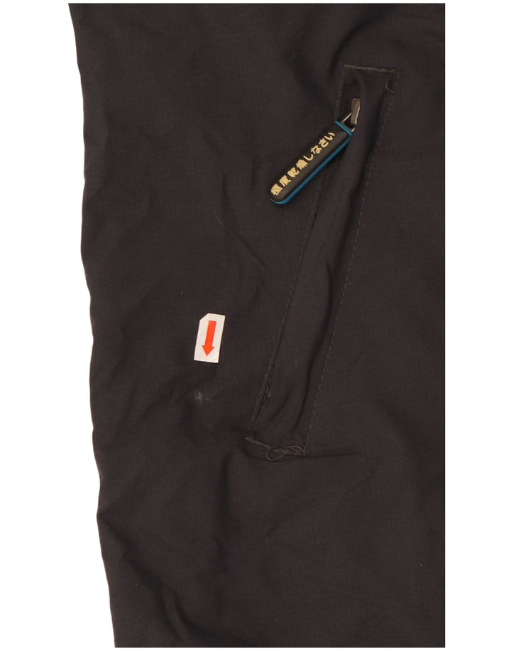 Superdry Parka con capucha para hombre, talla 40, nailon negro grande