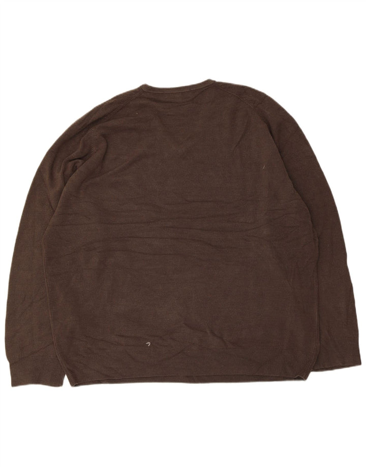 Marks & Spencer Suéter con Cuello en V para Hombre 2XL Acrílico Gris Gris