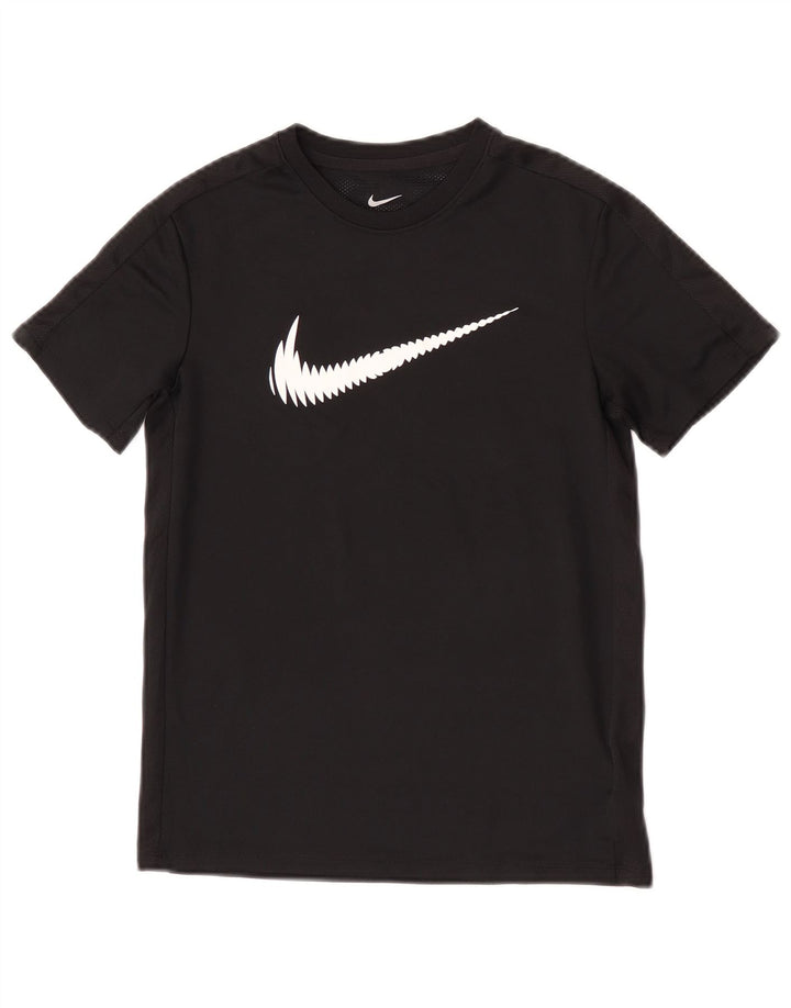 Nike Camiseta Dri Fit Graphic para niños 10-11 años Mediana Negro Poliéster