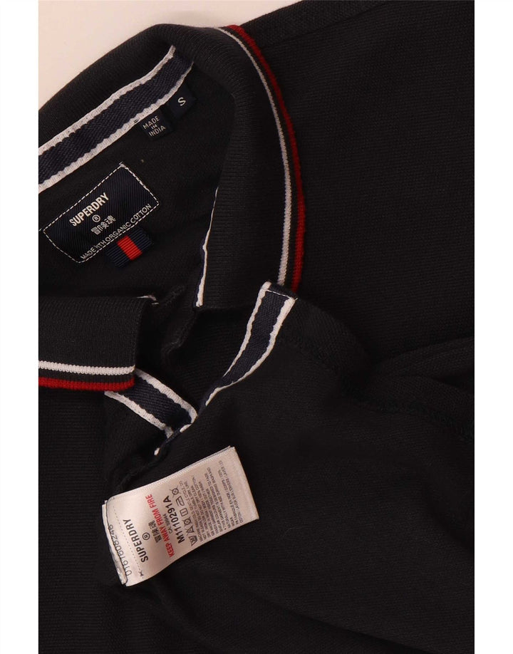 Superdry Polo De Corte Regular Para Hombre De Algodón Azul Marino Pequeño