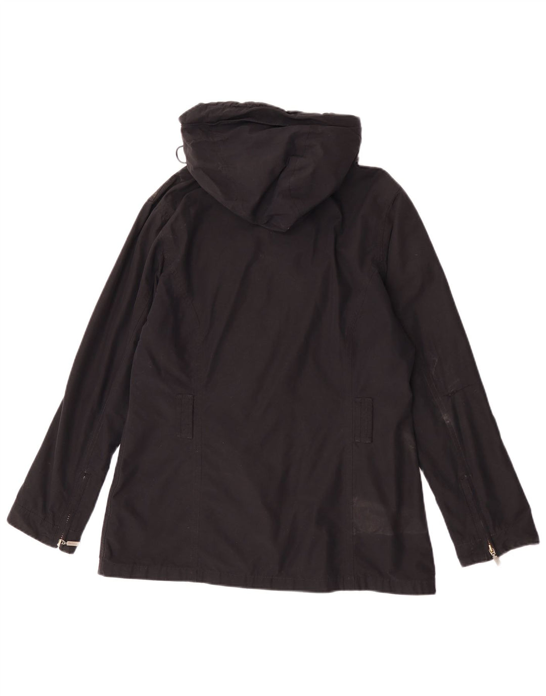 Barbour Chaqueta impermeable con capucha para mujer Reino Unido 44 Grande Algodón negro
