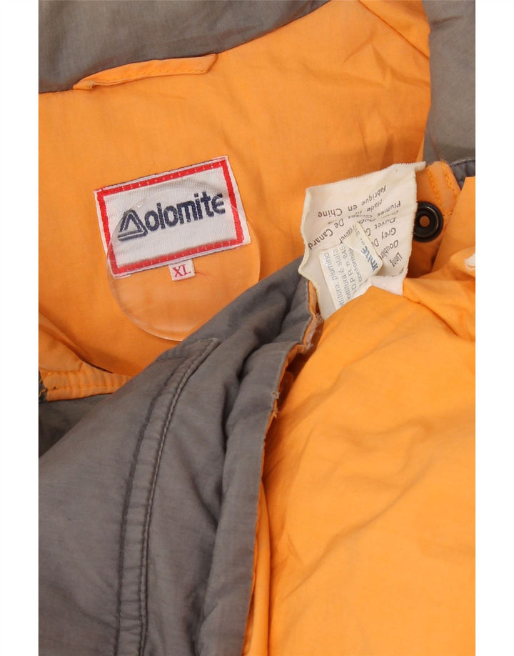 DOLOMITE Mens Padded Jacket UK 42 XL Grey Vintage Dolomite and Second-Hand Dolomite from Messina Hembry 