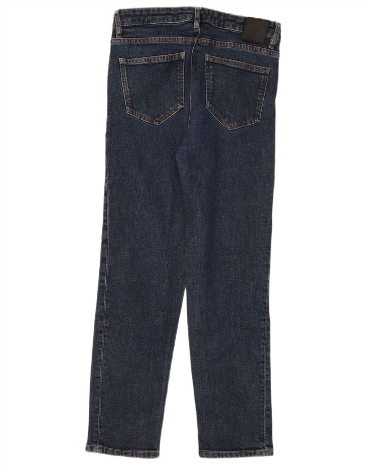 Massimo Dutti Vaqueros Slim Mujer EU 38 Small W28 L26 Azul Marino