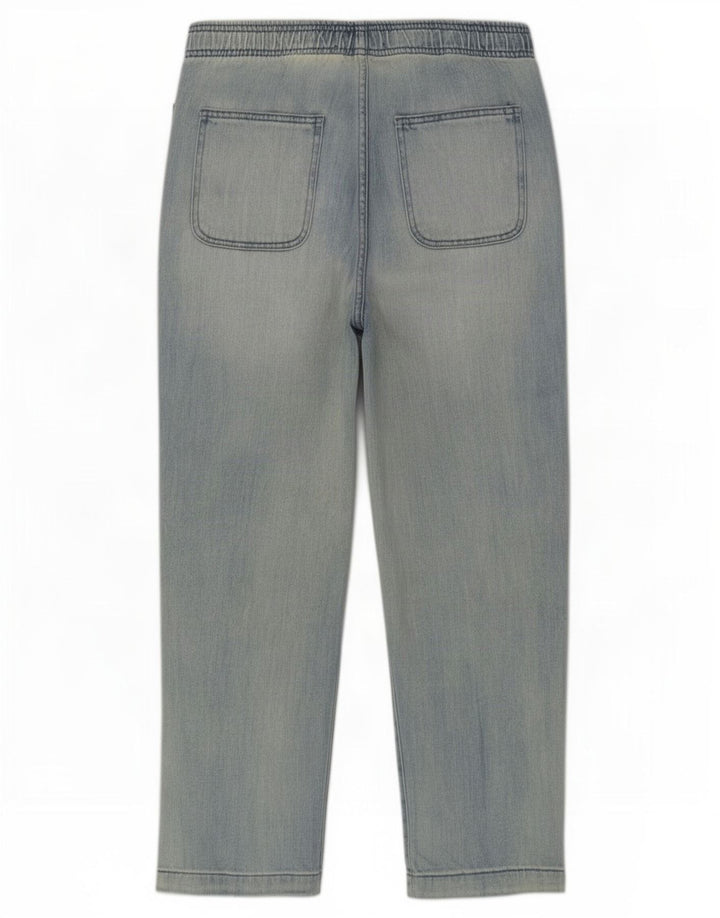 Vaqueros Cropped Gap Mujer Medio W34 L24 Algodón Azul