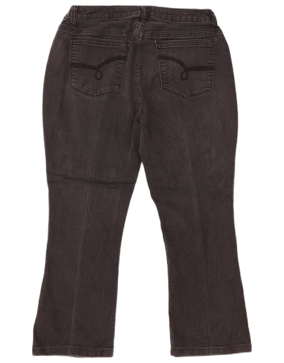 LEE Vaqueros recortados con corte de bota para mujer Riders de talle medio US 14 XL W32 L24 Negro