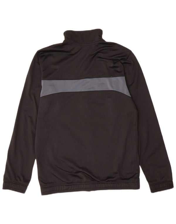 Reebok - Chaqueta de chándal para hombre, talla pequeña, color negro, poliéster