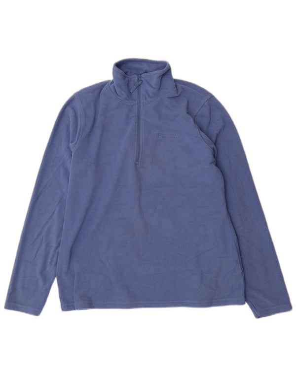 Jersey de forro polar con cremallera y cuello para mujer de Mountain Warehouse UK 40 Azul medio