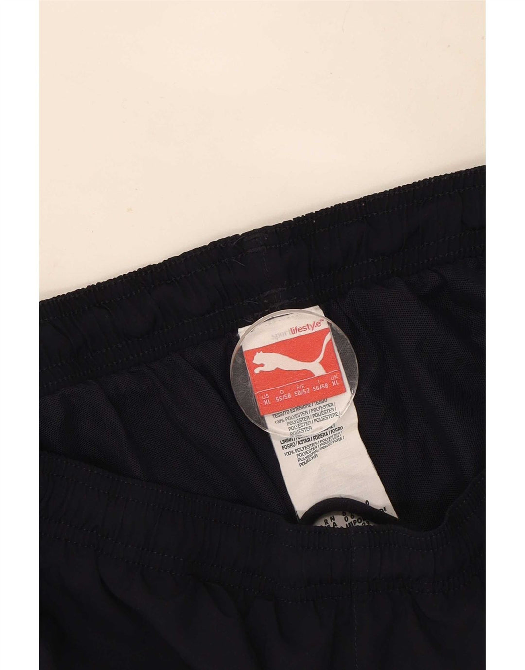 Puma Pantalones cortos deportivos para hombre XL Azul marino Poliéster