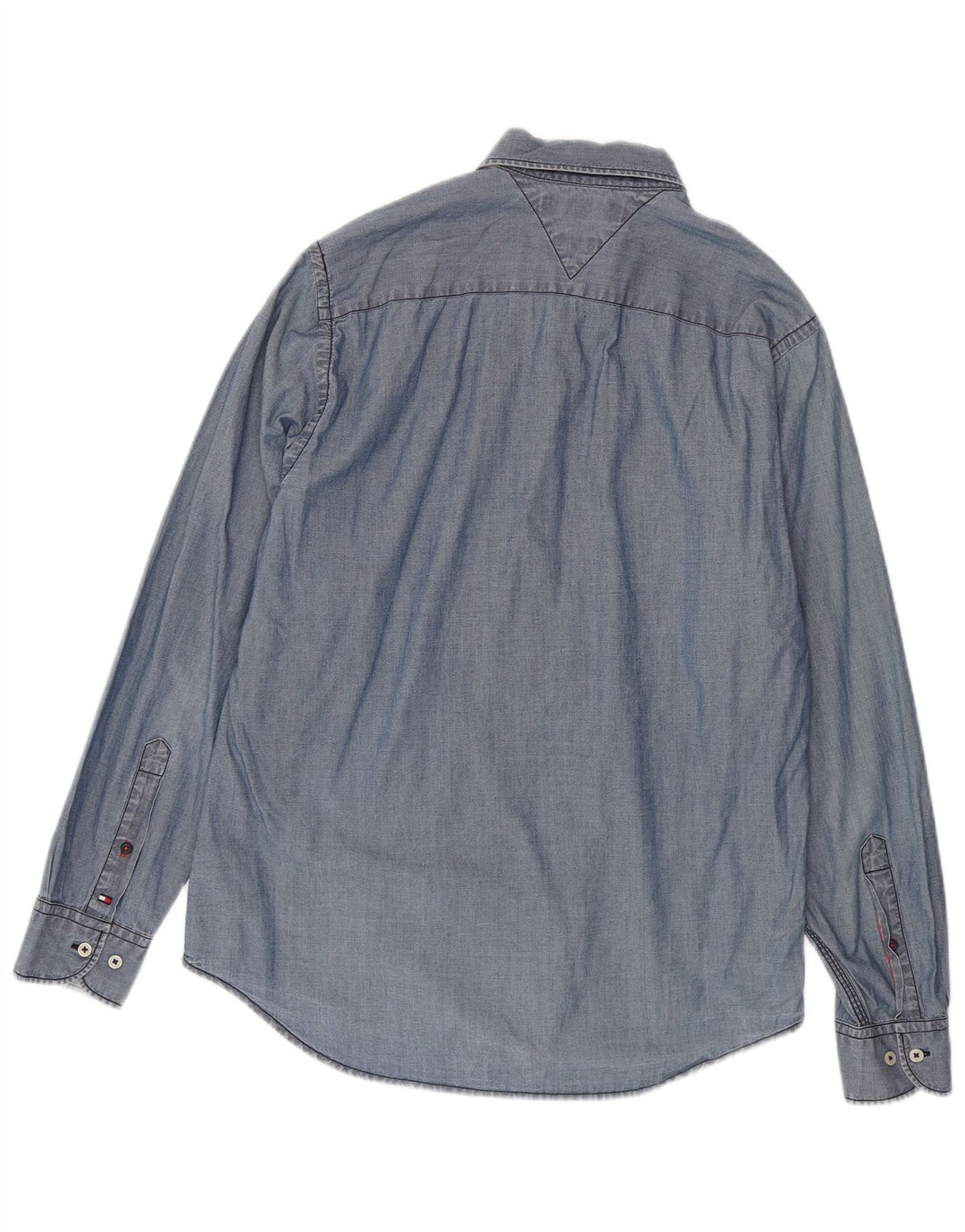 TOMMY HILFIGER Camisa New York Fit Algodón Azul Medio Hombre