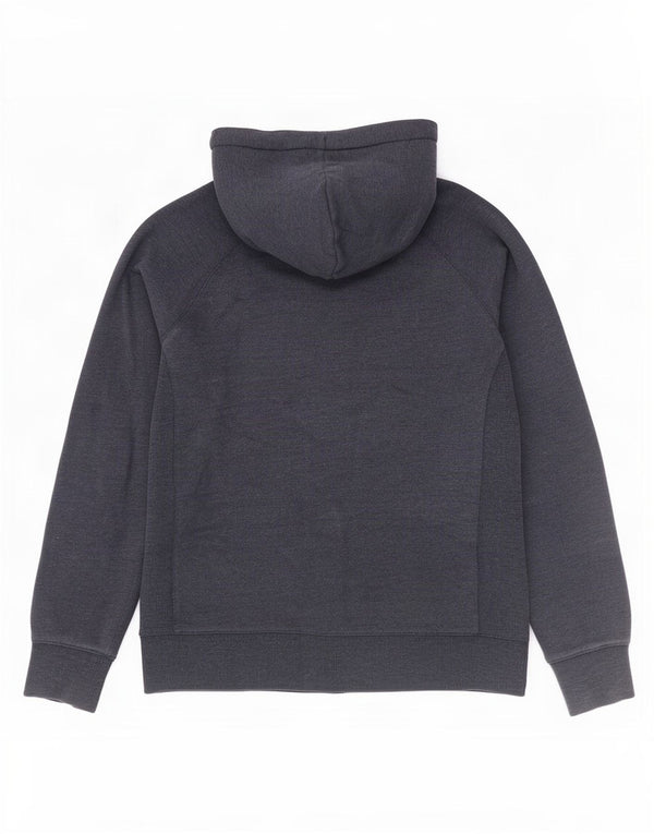Animal Sudadera con capucha y cremallera para mujer UK 44 Grande Algodón azul marino