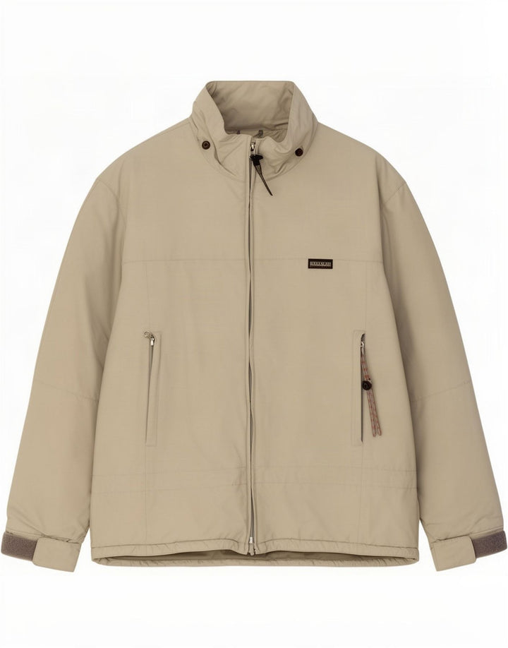 Napapijri Chaqueta cortavientos para hombre UK 38 Medium Beige Poliamida