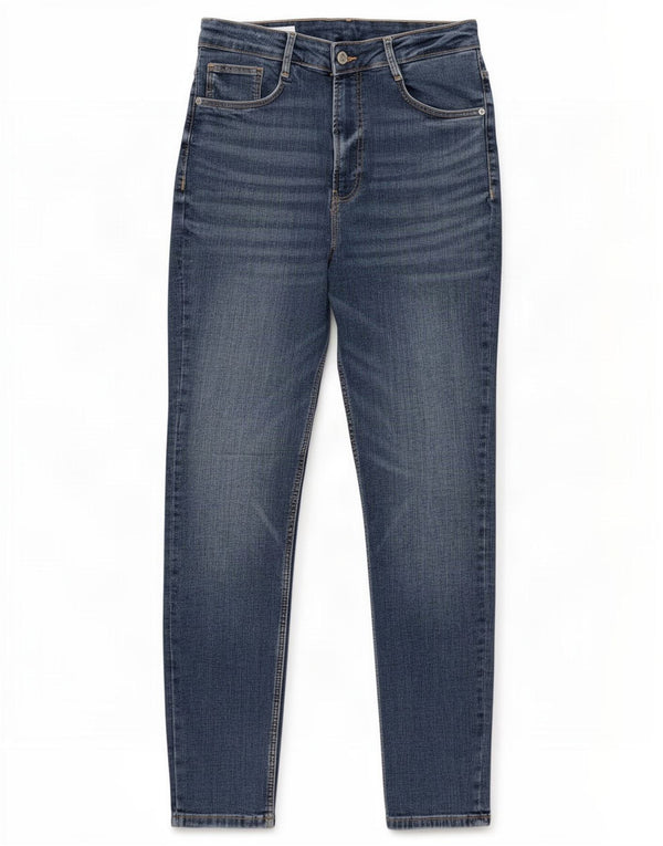 Zara Vaqueros Pitillo Mujer EU 40 Mediano W30 L27 Azul