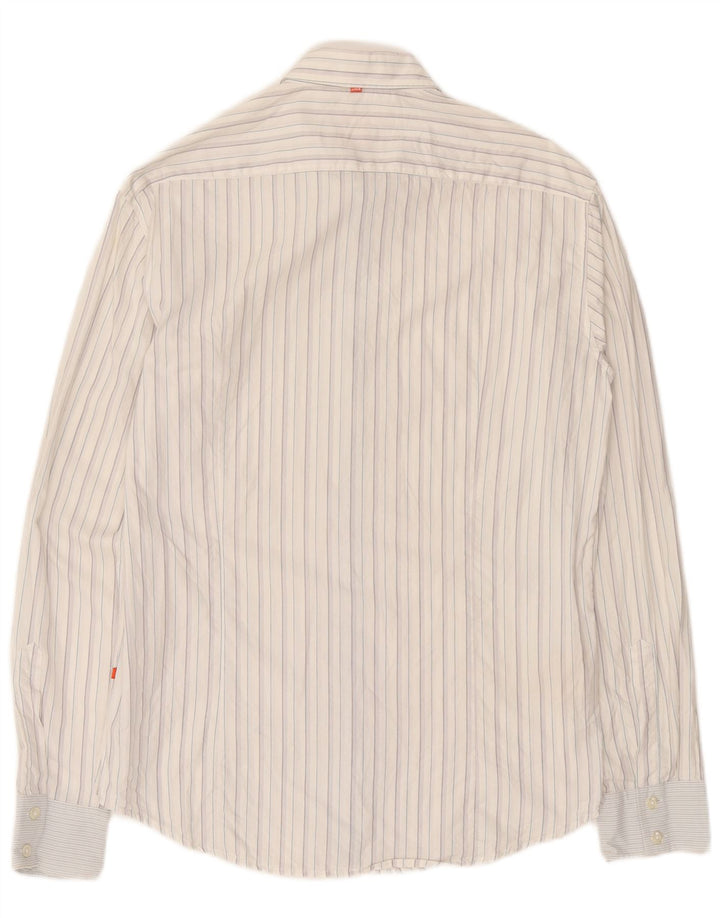 Camisa Hugo Boss Hombre Mediana Rayas Blancas
