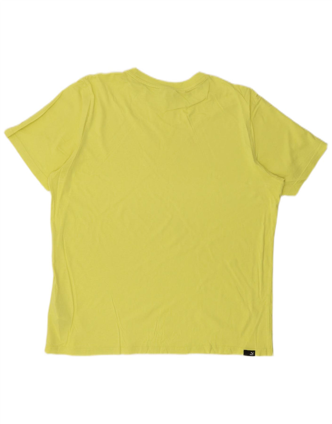 PUMA Camiseta gráfica para hombre, talla grande, amarilla