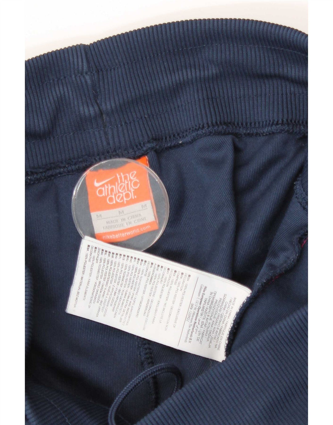 Nike - Pantalones de chándal para mujer, talla 40, talla mediana, color azul marino, poliéster