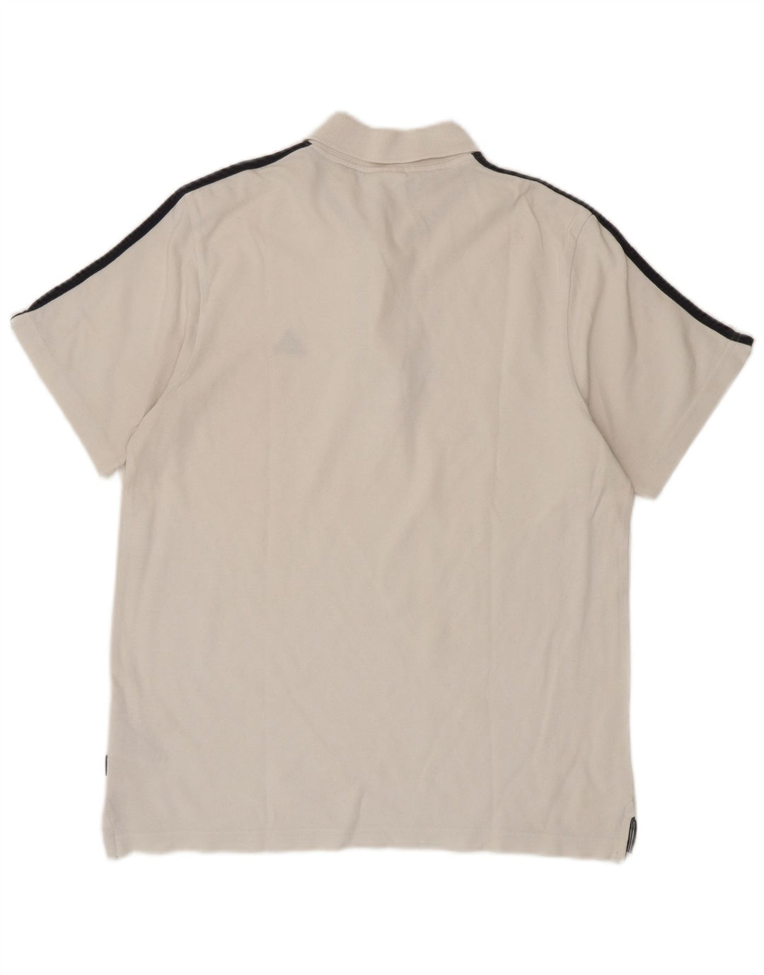 Polo Adidas Hombre Algodón Blanco Mediano