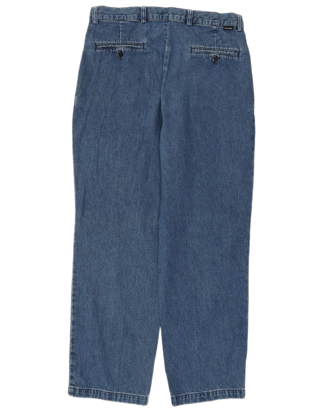 Dockers Vaqueros Rectos De Corte Clásico Para Mujer W34 L30 Algodón Azul